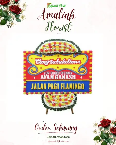 Sewa Papan Bunga Penggalang