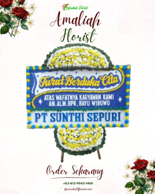 Papan Bunga Duka di Penggalang